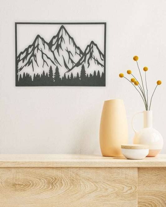 Mountain and Forest Wall Decor