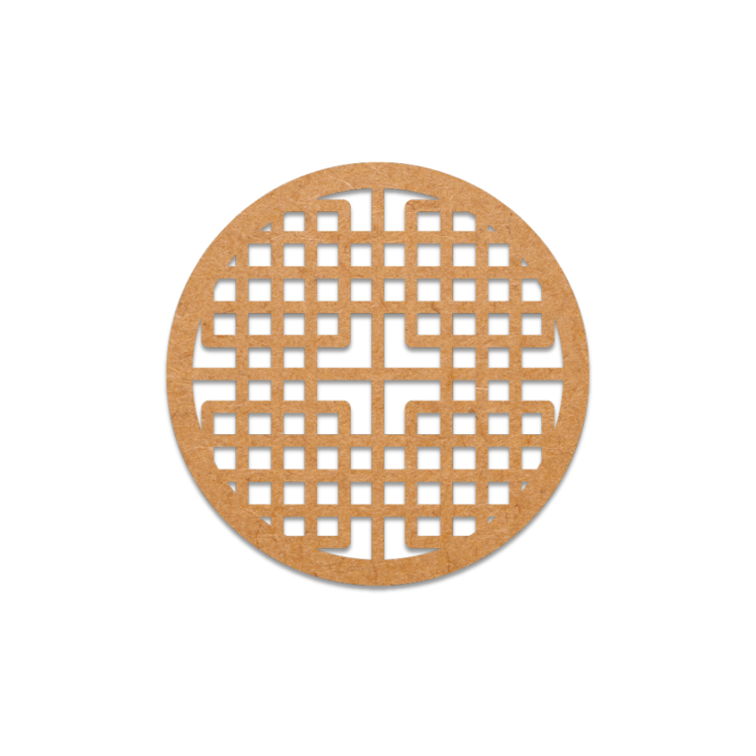 Crosshatch Coaster