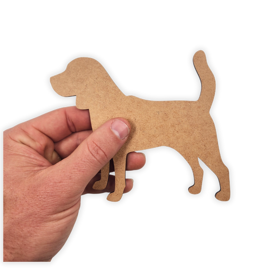 Dog wooden blank cutout