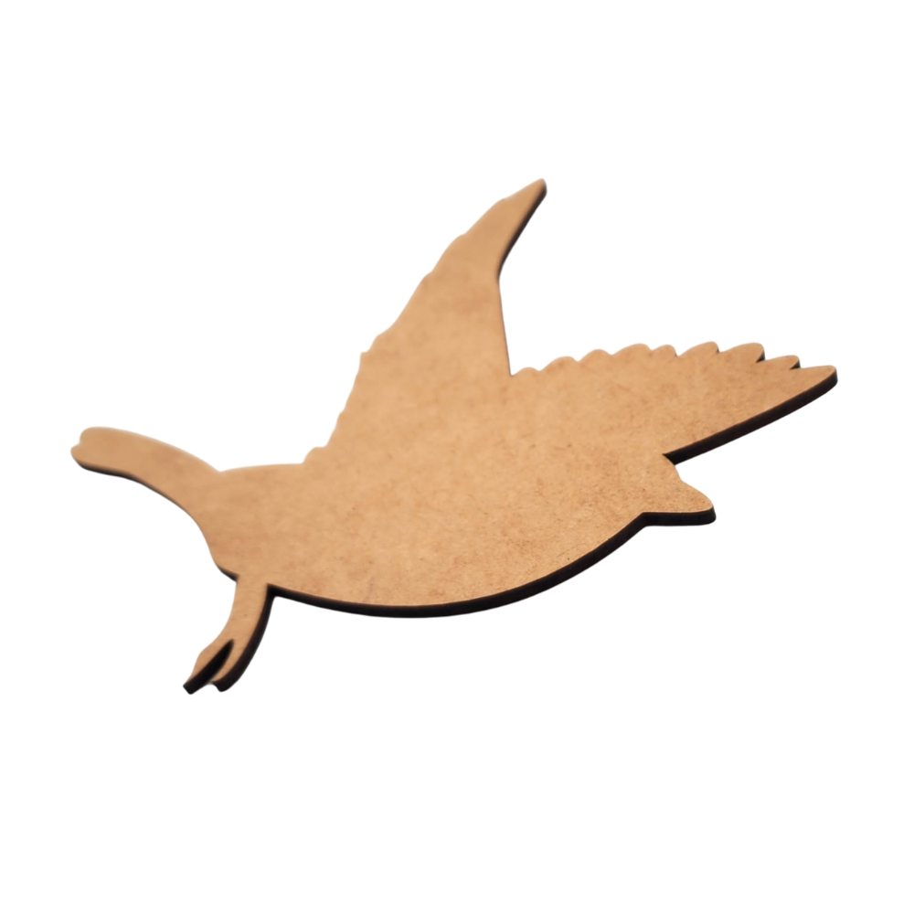 Bird flying wood blank to paint