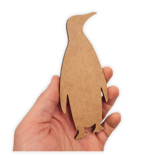 Penguin bird blank wood cutout