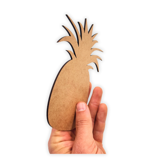 Pineapple wood blank cutout