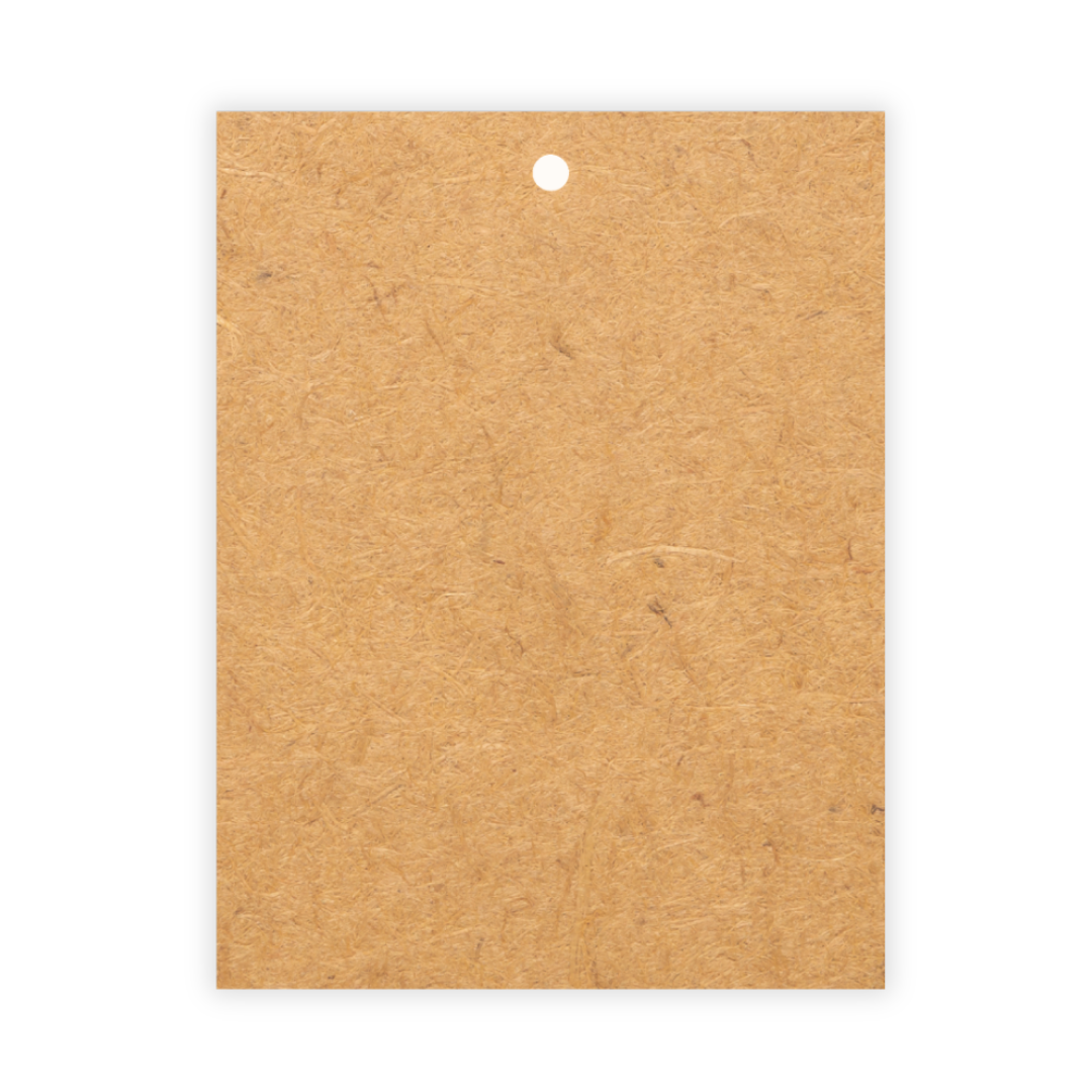 Wooden gift tag cutout for Christmas