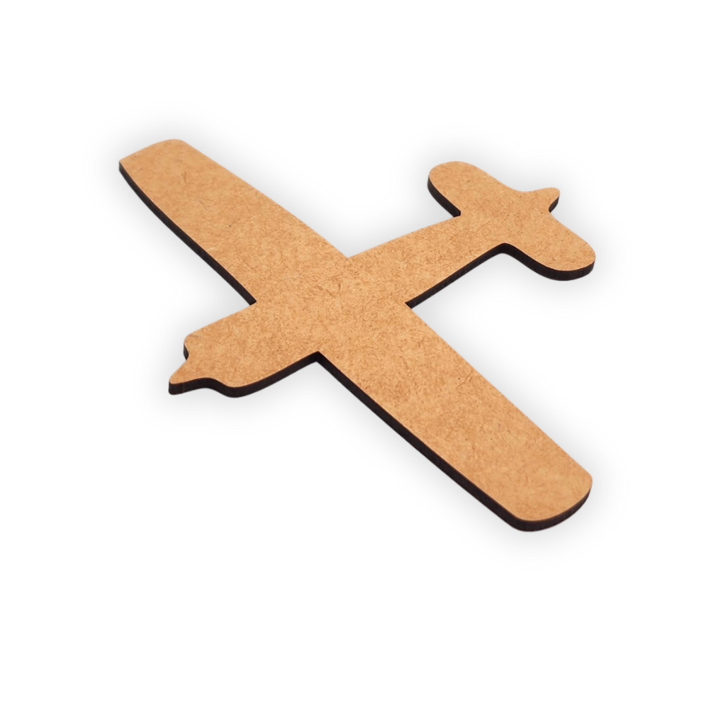Airplane MDF wooden cutout blank for painting