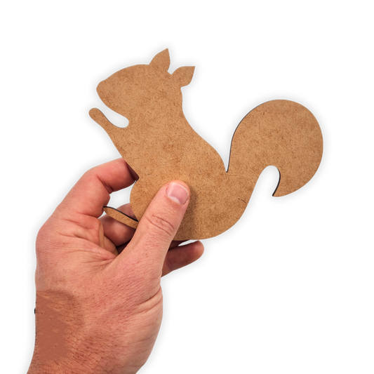 Squirrel wood cutout