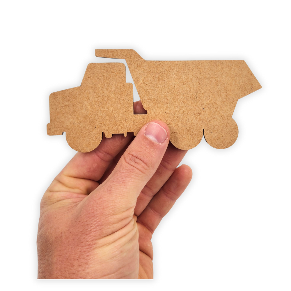 Tipper truck wood blank