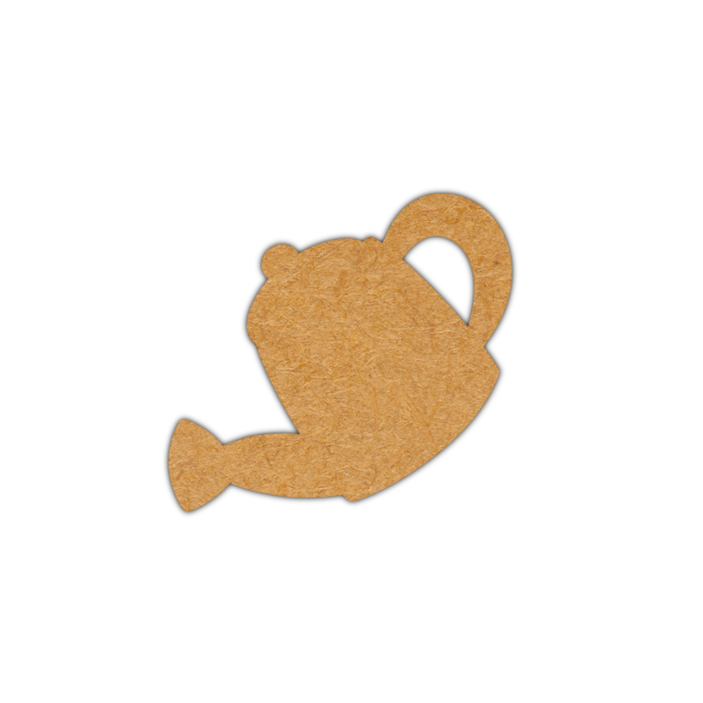 Laser cut watering can blank cut from MDF