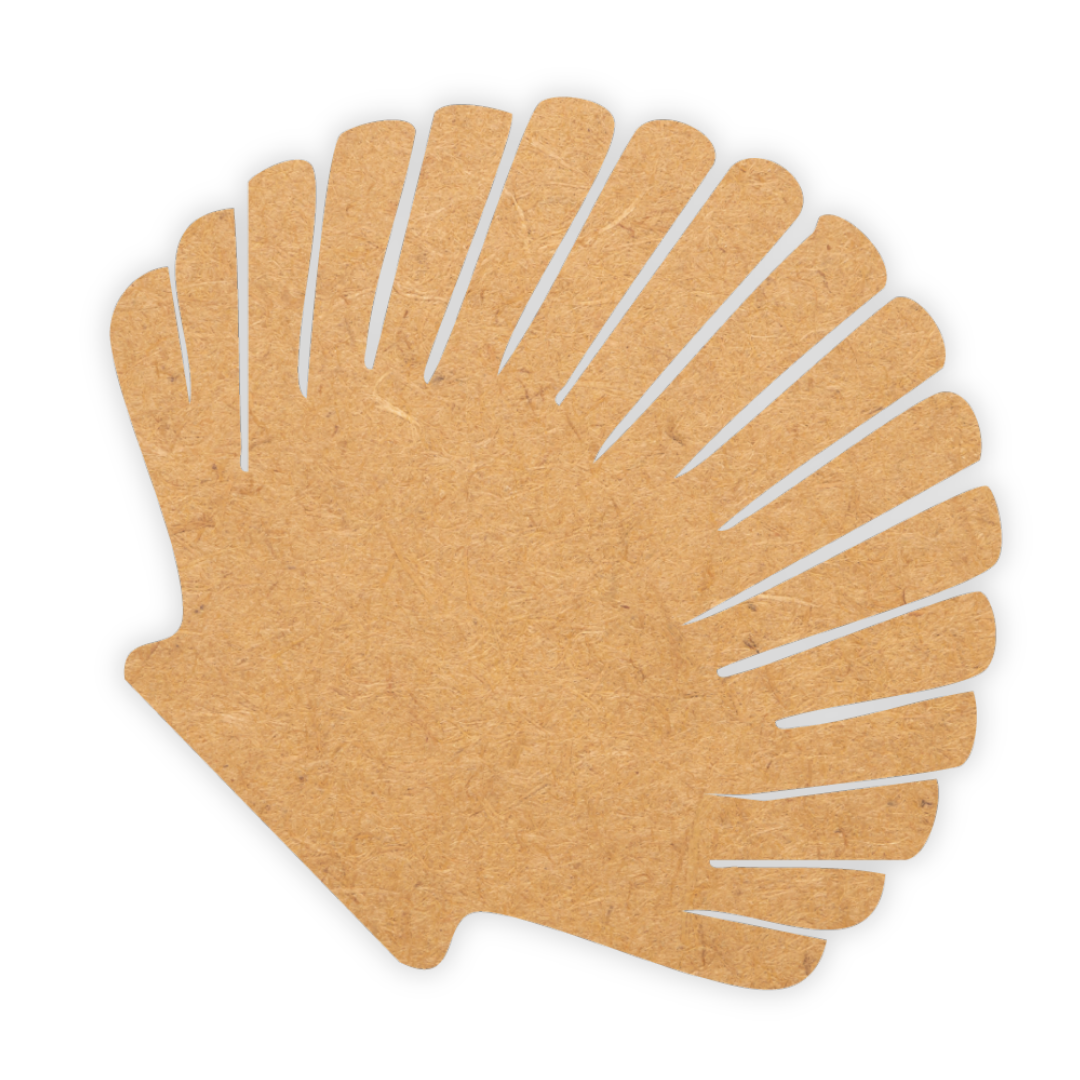 Sea shell wood cutout