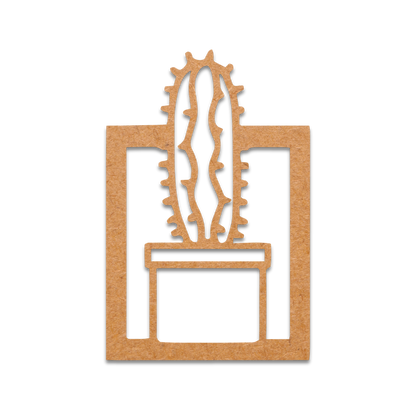Potted Cactus Wall Decor