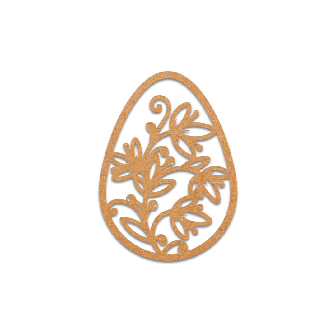 Floral Easter Egg