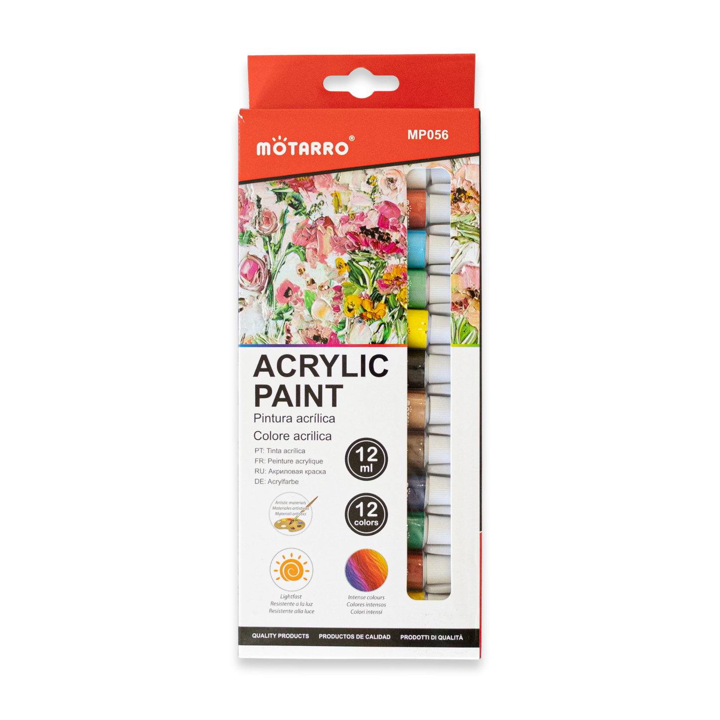 Set of 12 Acrylic Paints