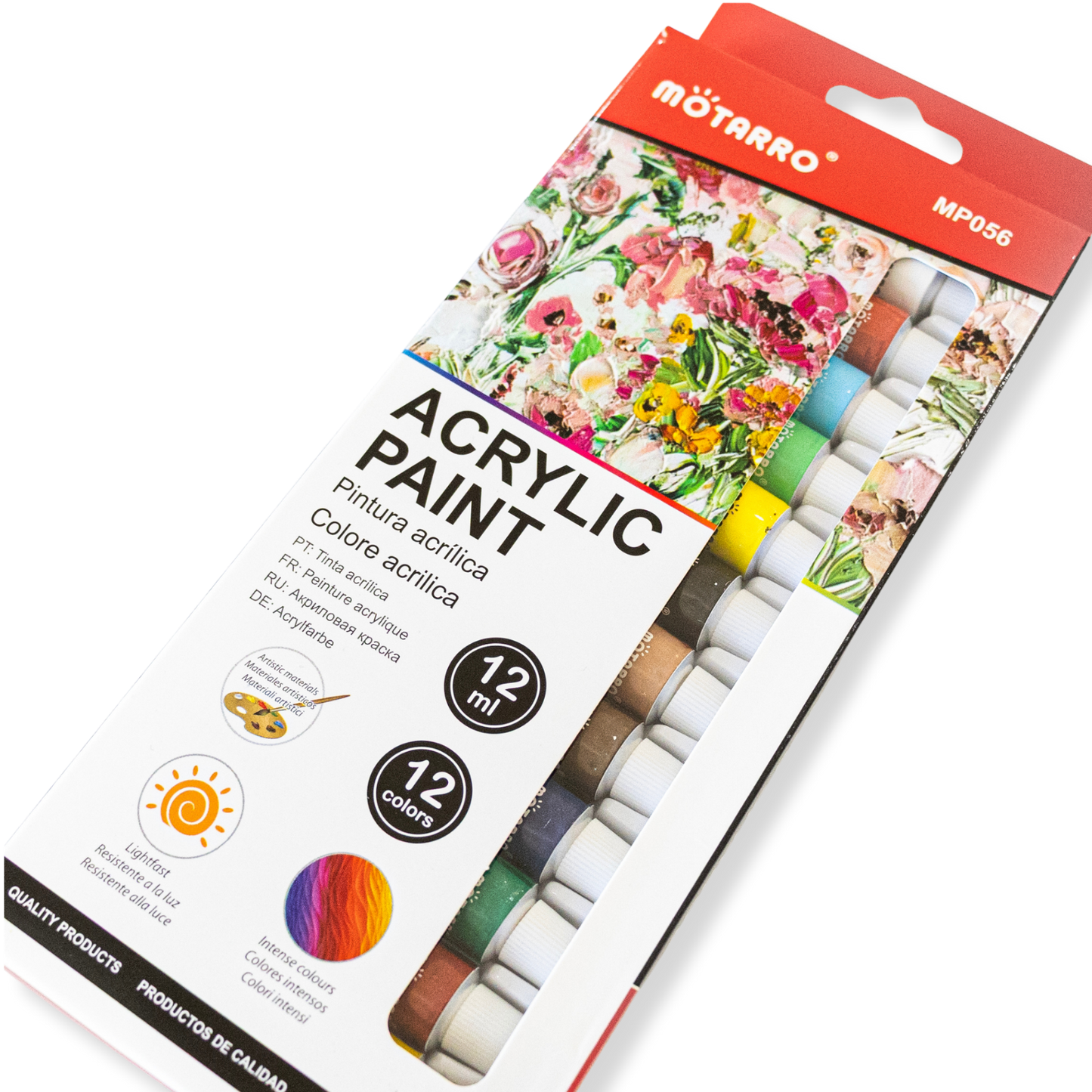 Set of 12 Acrylic Paints