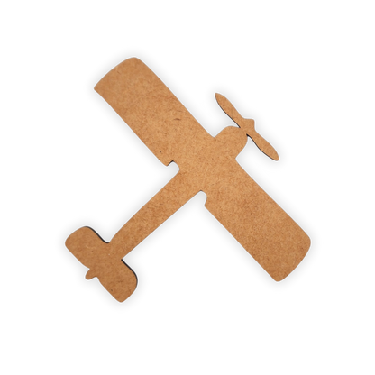 Airplane laser wood craft cutout