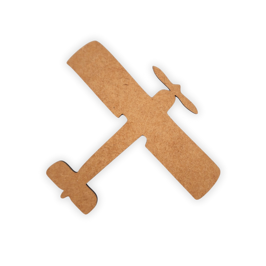 Airplane laser wood craft cutout