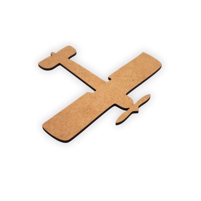 Airplane laser wood craft cutout