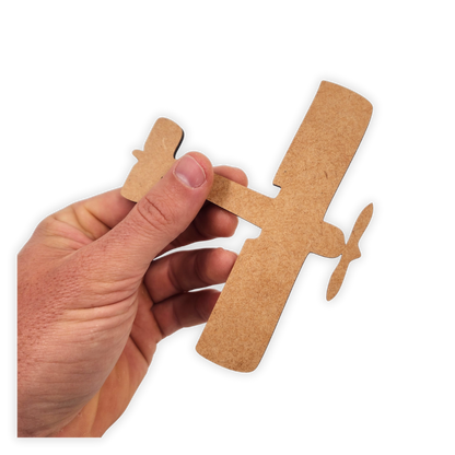 Airplane laser wood craft cutout