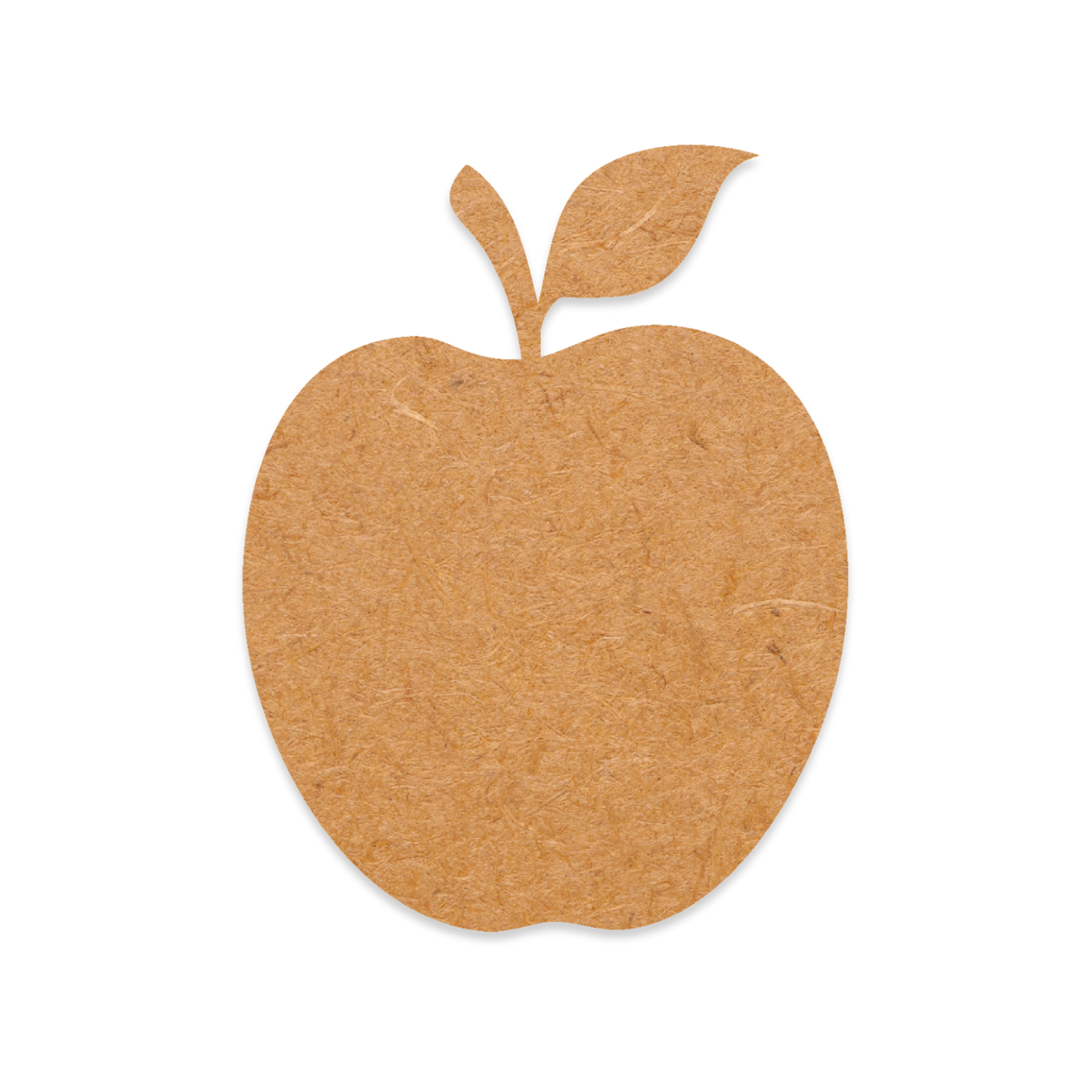 Our Apple blank is intricately cut from 3mm MDF wood.