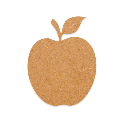 Our Apple blank is intricately cut from 3mm MDF wood.