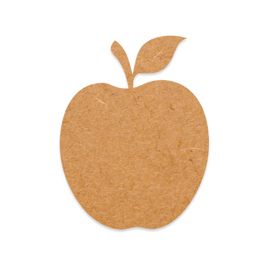Our Apple blank is intricately cut from 3mm MDF wood.