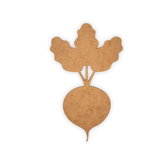 Beetroot wooden craft cutout