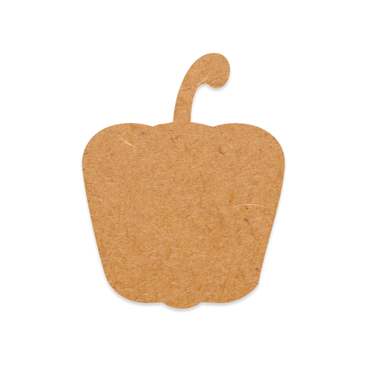Our Bell Pepper blank is intricately cut from 3mm MDF wood.