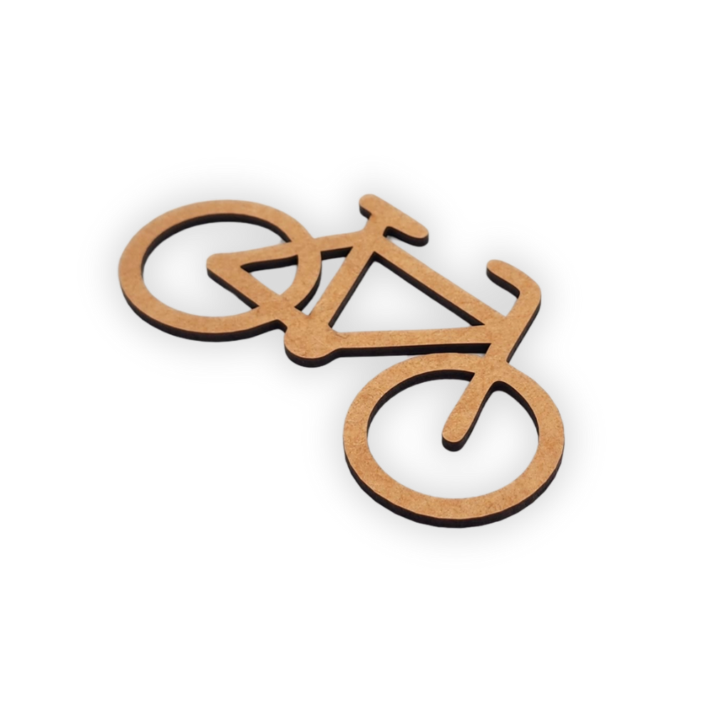 Children's bicycle wooden laser cutout