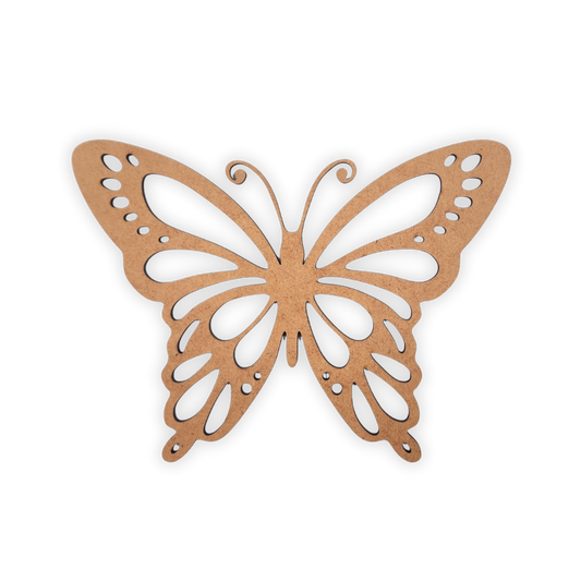 Butterfly laser wood cutout