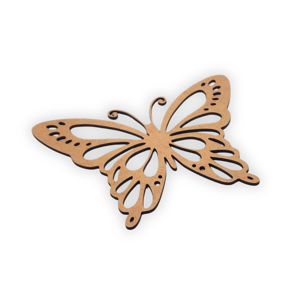 Butterfly laser wood cutout