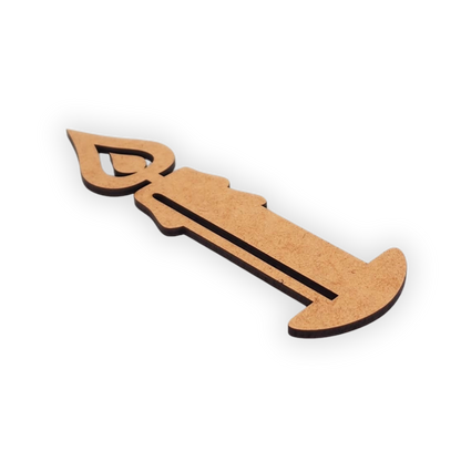 Candle with Dripping Wax