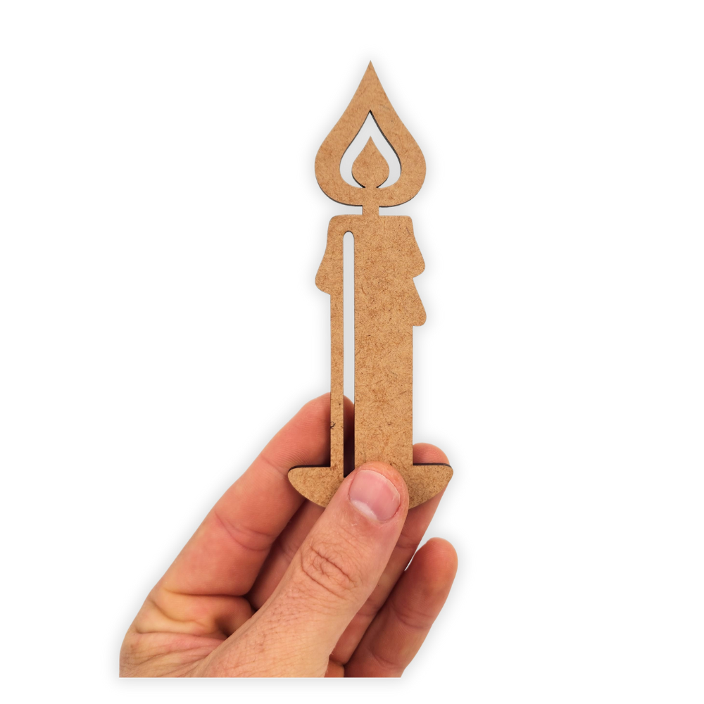 Candle with Dripping Wax