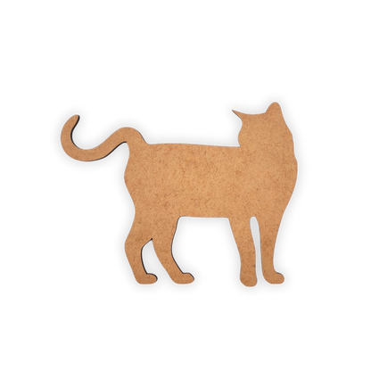Cat wood blank