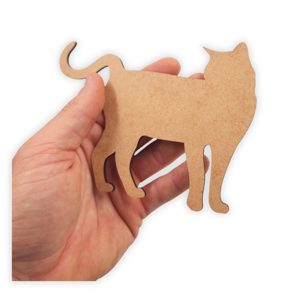 Cat wood blank
