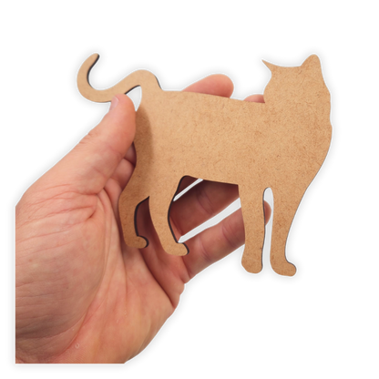 Cat wood blank