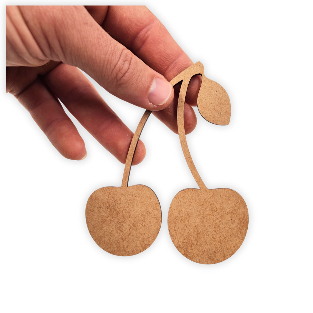Cherries Fruit wood cutout