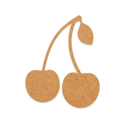 Our Cherries blank is intricately cut from 3mm MDF wood.