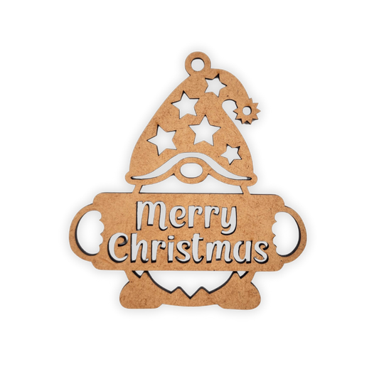 Merry Christmas gnome decoration