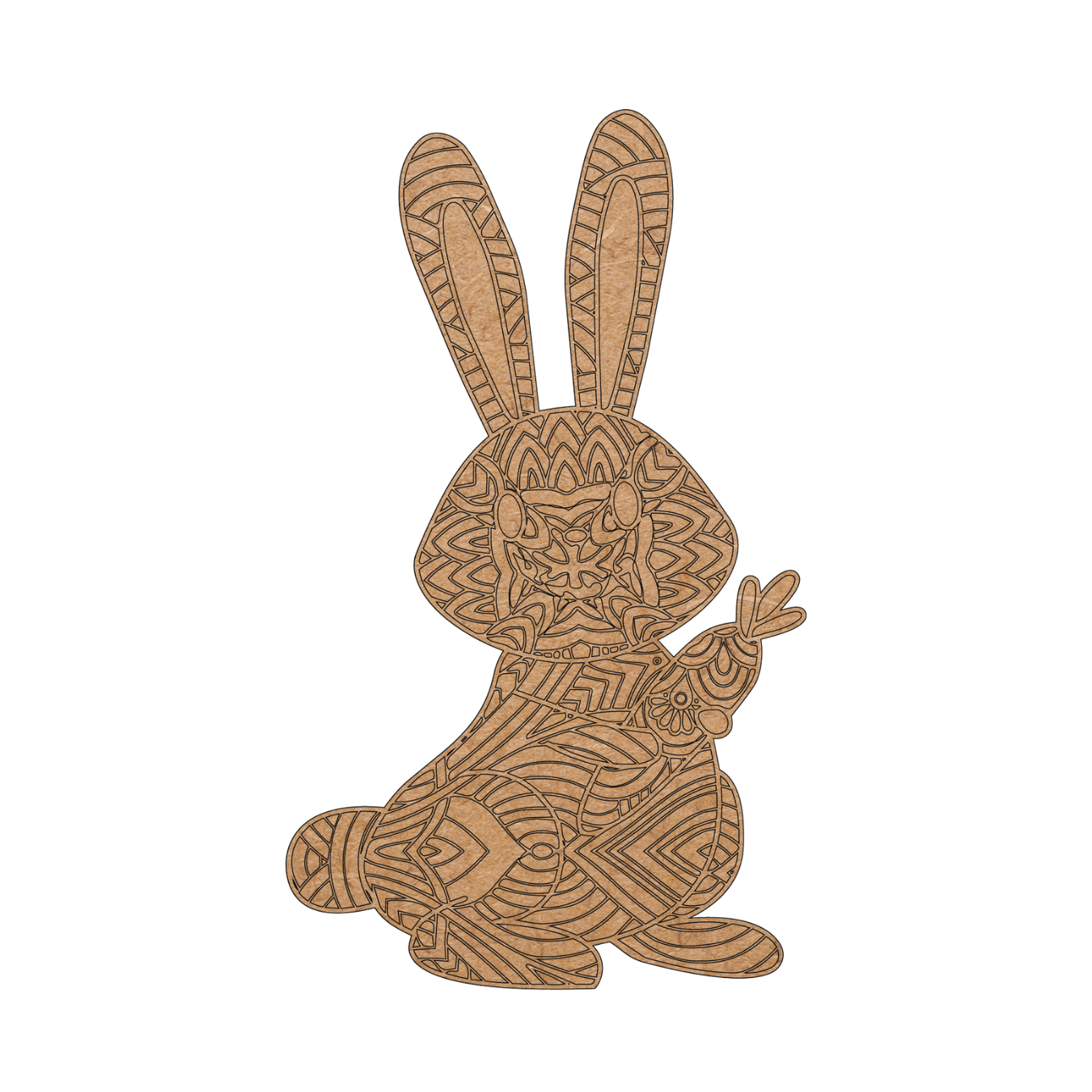 Colour-In Bunny with Carrot
