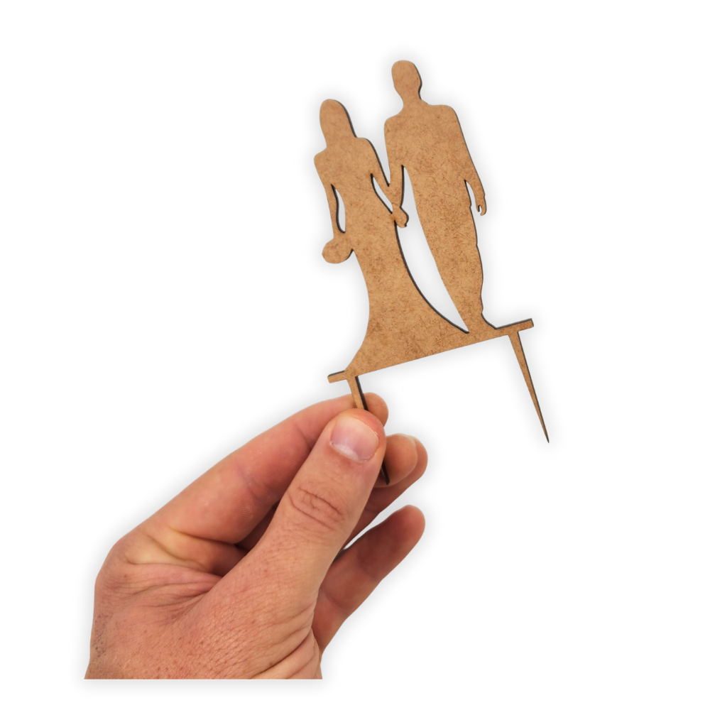 Wedding couple cake topper