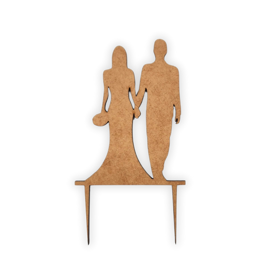 Wedding couple cake topper