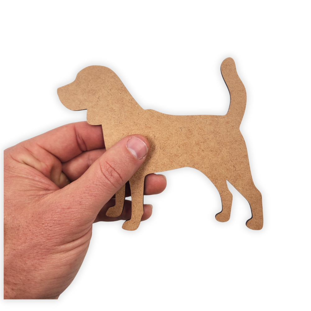 Dog wooden blank cutout