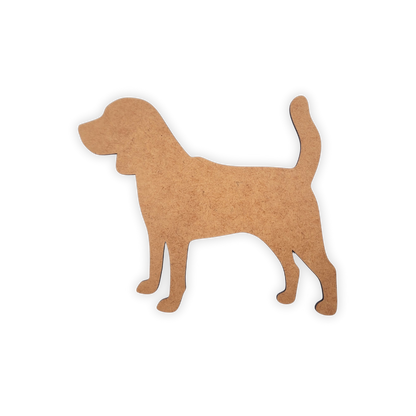 Dog wooden blank cutout