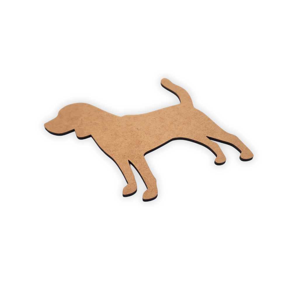 Dog wooden blank cutout