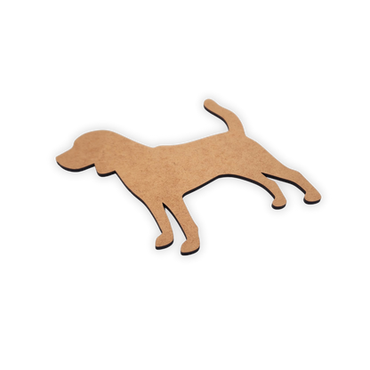 Dog wooden blank cutout