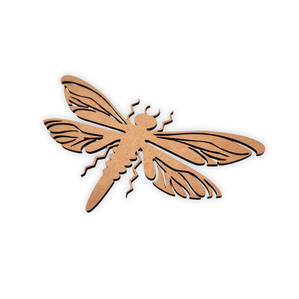 Dragonfly wood blank cutout