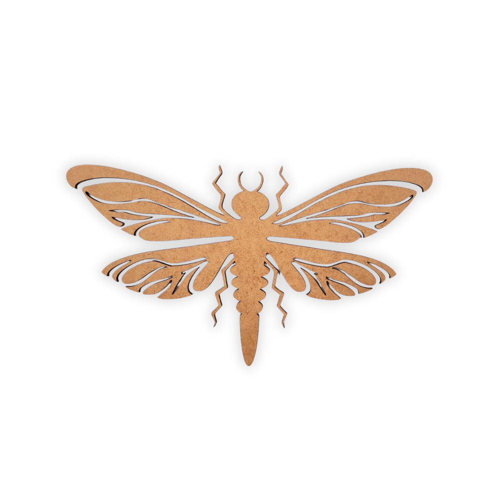 Dragonfly wood blank cutout