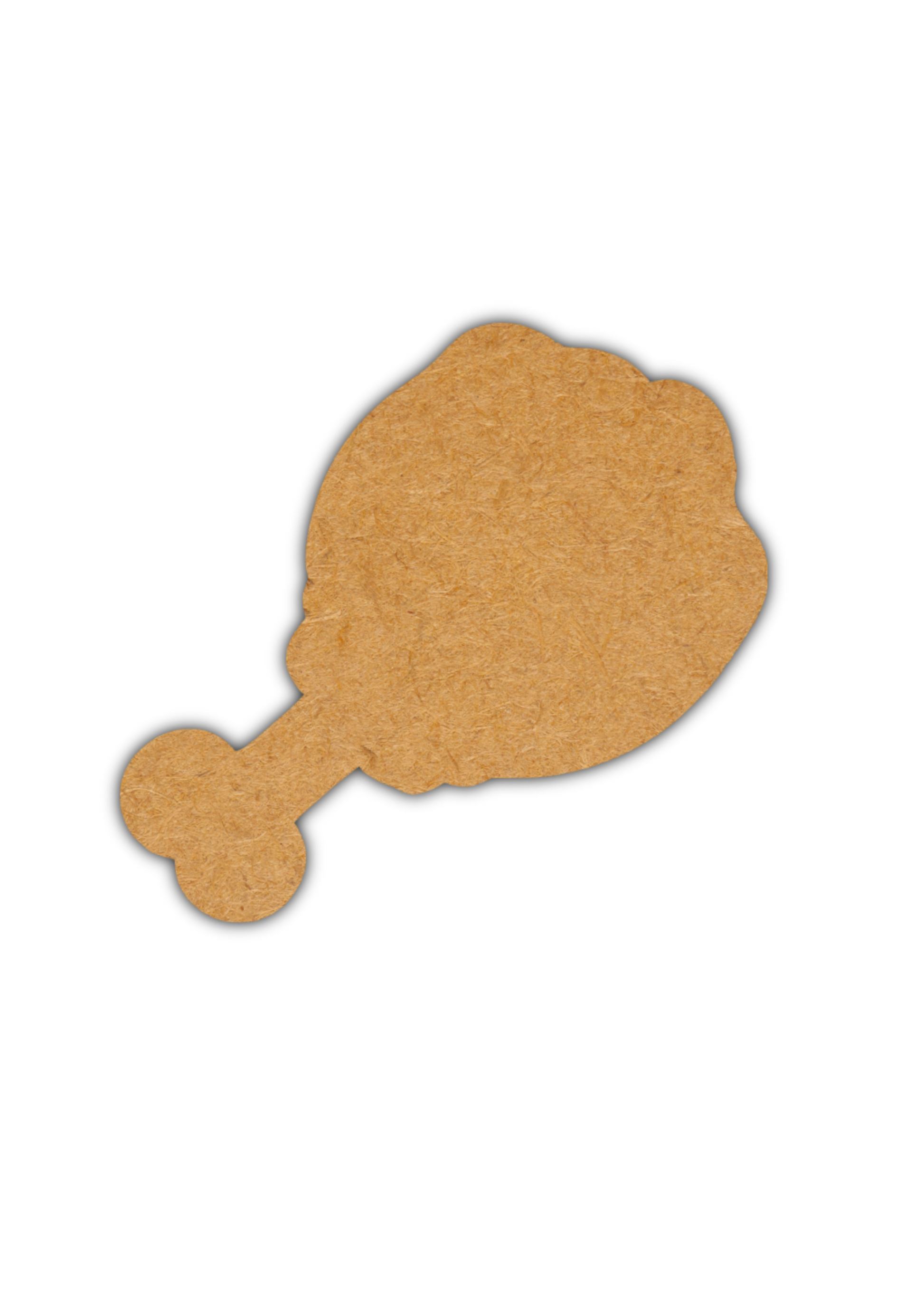 Laser cut Drumstick blank on MDF