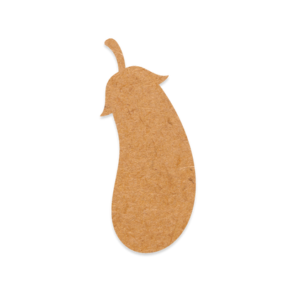 Our Eggplant blank is intricately cut from 3mm MDF wood.
