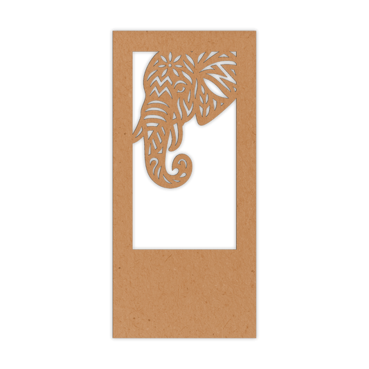 Wooden South African elephant bookmark
