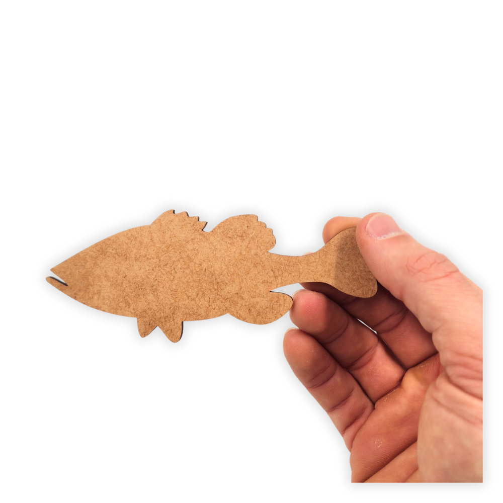 Fish in the sea wood cutout