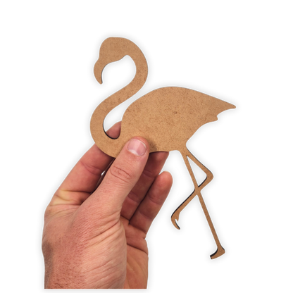 Flamingo wood craft blank